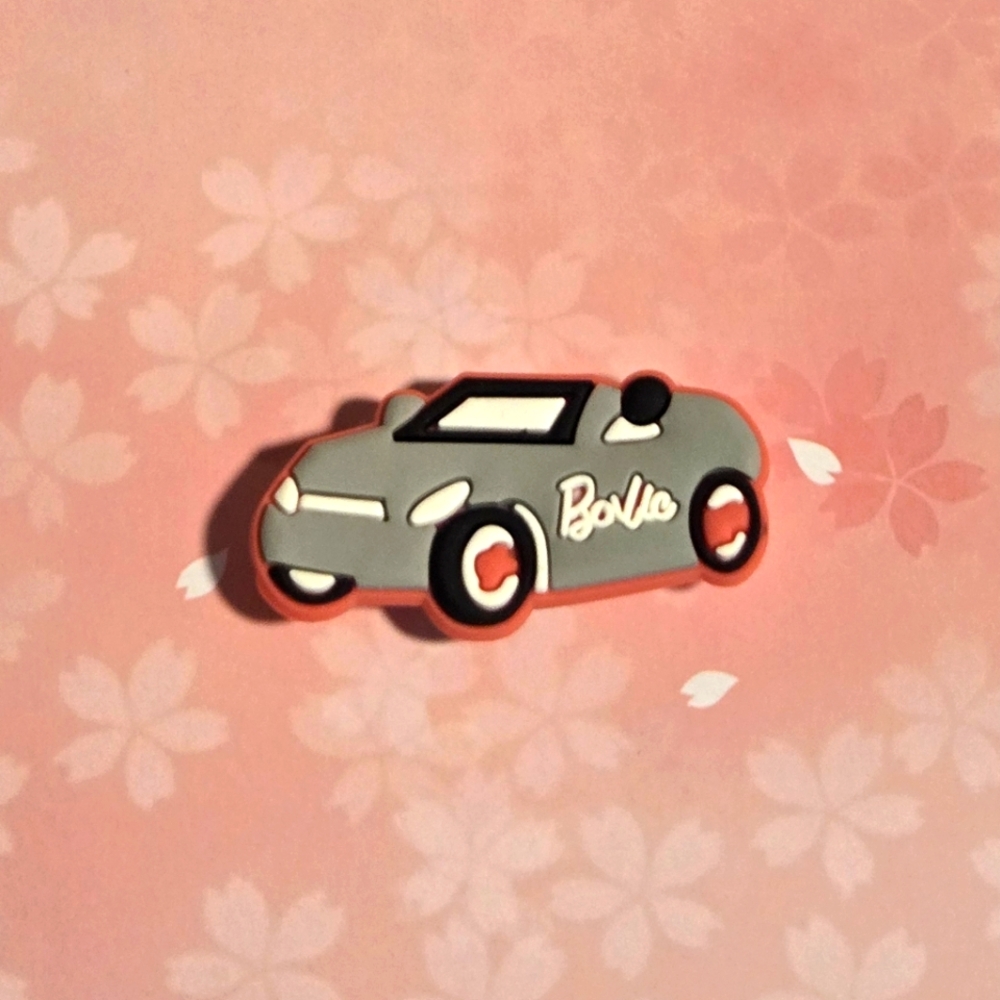 3/$10 Barbie Convertible Car Croc Charm Dream Ride